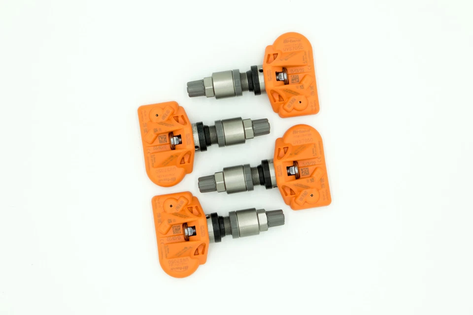 BMW 433 mhz TPMS Sensor Set With Gray Stems 2011 2012 2013 M3 E92 Coupe - Image 1 of 1