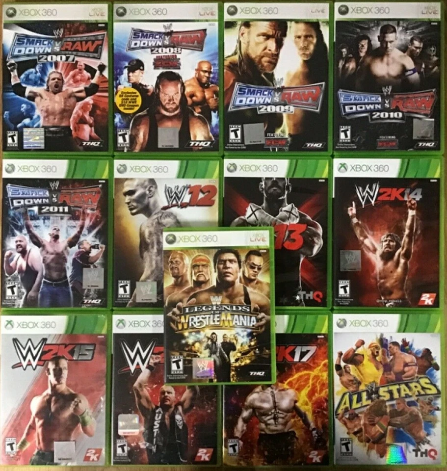Игры рестлинг WWE (Microsoft Xbox 360) 360 ПРОТЕСТИРОВАНЫ - Изображение 1 из 1