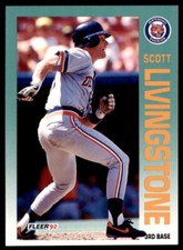 1992 Fleer Scott Livingstone Baseball Cards #141