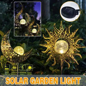 Solar Lights LED Garden Decor Outdoor Path Lights Lawn Light Lantern Lamp AU - Picture 1 of 18