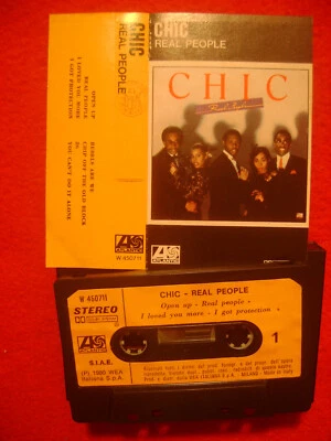 MC CHIC REAL PEOPLE 1980 ITALY ATLANTIC  TAPE POP FUNK RARA CASSETTA ++OTTIMA - Immagine 1 di 2