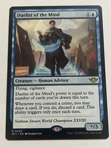 1x MTG - Duelist of the Mind #45 - Outlaws Of Thunder Junction OTJ - NM - Picture 1 of 2