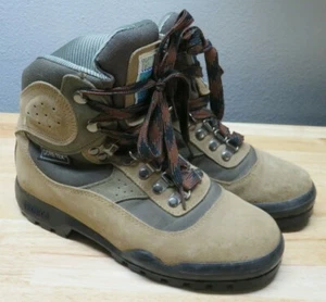 Damen Vintage Tecnica Trekking Gore Tex wasserdicht Wandern Trail braun Stiefel 6 - Bild 1 von 11