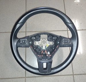 LagerOb.M)) VW Tiguan Bj.2014 Lenkrad Lederlenkrad 61978160G Multifunktion - Bild 1 von 17