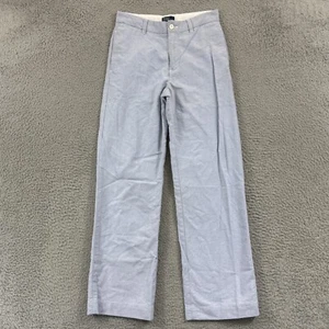 Polo Ralph Lauren Pants Boys 14 Blue Oxford Flat Front 27x30 Dress Chino Preppy - Picture 1 of 14