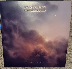Opened GRETA VAN FLEET ~ Strange Horizons 2021 Chicago Live 2xLP Clear Vinyl - Picture 1 of 3