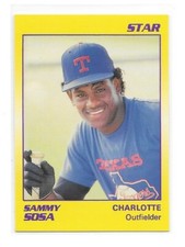 SAMMY SOSA 1990 Star RC #61 Charlotte Rangers Chicago CUBS Rookie Card Qty.