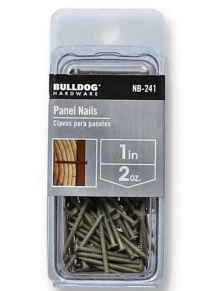 Clavos para panel Bulldog Hardware, 1 pulgada, cantidad 2 OZ, #NB-241 Foto 1 de 1