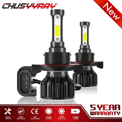 Para Nissan NV2500 2012-2019 2 peças 9008 H13 lâmpada de farol de LED feixe alto baixo - Imagem 1 de 4