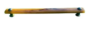 RARO 7,75” Art Deco Antiguo Herrajes Latón y Tortuga Ámbar Baquelita Cajón Tirador - Imagen 1 de 7