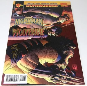 EDICIÓN LIMITADA ULTRAVERSE "THE NIGHTMAN VS. WOLVERINE" #0 COPIA FIRMADA A MANO - Imagen 1 de 2
