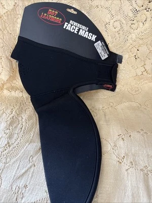 Máscara facial de neopreno reversible Hot Leathers - Resistente al viento y al agua, negra - Nueva Foto 1 de 2