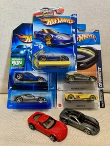 🔥Hot Wheels Corvette C6~Faster Than Ever~Keychain~Kmart~2004 First~Set of 7 - Picture 1 of 10