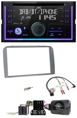 JVC Lenkrad USB 2DIN DAB Bluetooth CD Autoradio für Alfa Romeo 147 GT 2007-2010 - Bild 1 von 4