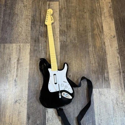 RockBand Wii Harmonix Fender Guitar Hero Stratocaster Model 19091 - NO DONGLE - Image 1 of 4