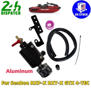 Kit de respirador de lata/aceite de captura para SeaDoo RXP-X RXT-X GTX 4-TEC aluminio - Imagen 1 de 7