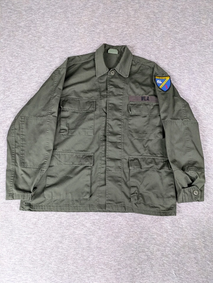 Camisa Rothco Militar BDU Uniforme Táctico Verde Ejército Abrigo Fatiga Chaqueta Foto 1 de 4