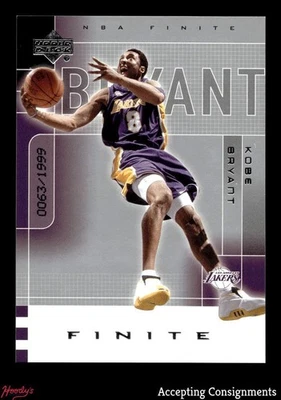 2002-03 Upper Deck Finite #40 Kobe Bryant 0063/1999 LAKERS - Image 1 of 2