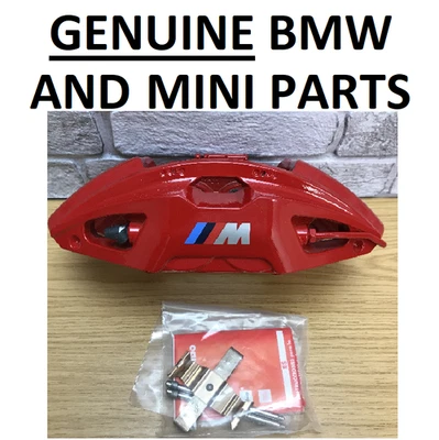 GENUINE BMW G20, G01 etc M Sport Brake Calliper 34108844347 RED, FRONT LEFT. 35E - Image 1 of 4