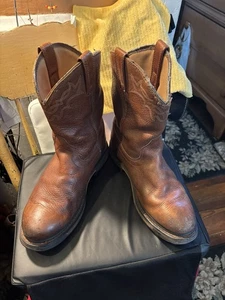 Ariat Cowboystiefel Herren 10,5 -EE Round Toe Leder Braun. Schöner Zustand. - Bild 1 von 11