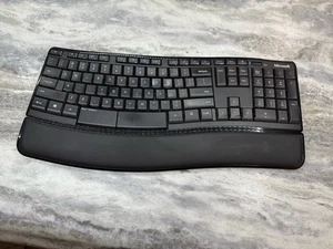 Microsoft Sculpt Comfort Keyboard Wireless Black KGR1173 *No Receiver* - Picture 1 of 6