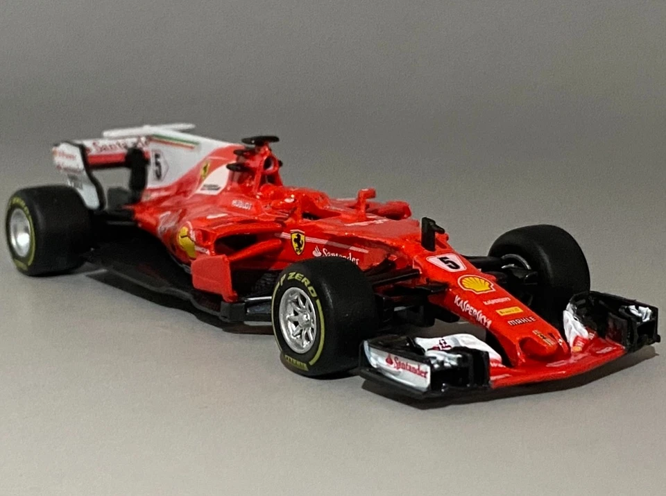 1/43 F1 Ferrari SF70H Sebastian Vettel #5 2nd, 2017 Formula 1 World Championship - Image 1 of 4