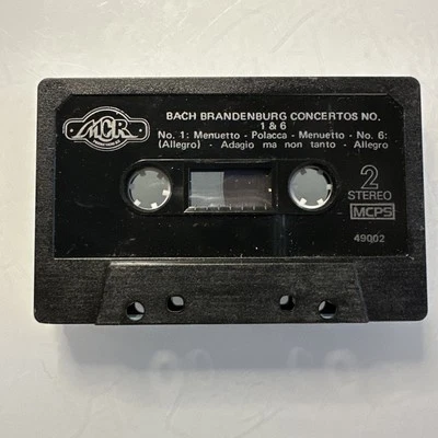 Bach Brandenburg Concertos No 1 & 6 (Cassette) Tape - Image 1 of 2