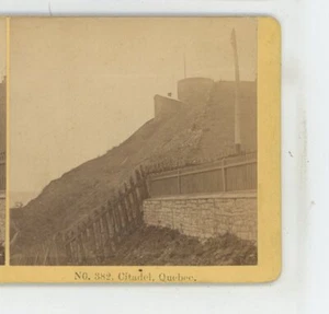 Zitadelle Quebec Kanada Kilburn Stereoview um 1870 - Bild 1 von 2