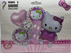 5 Pcs. Happy Birthday Hello Kitty Balloons / 5 globos de Hello Kitty
