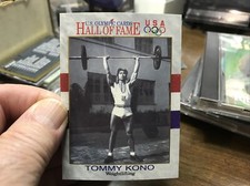 TOMMY KONO TRACK & FIELD 1991 IMPEL U.S.A. OLYMPIC HALL OF FAME CARD # 48