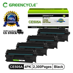 4 Pack CE505A 05A New Toner Cartridge For HP LaserJet P2035n P2035 High Quality - Picture 1 of 24