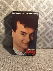 BIG {VHS} 1989 - Tom Hanks -CBS FOX - Classic Movie - Pre Owned