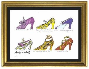Andy Warhol “Six Shoes” Signed & Hand-Numbered Ltd Ed Print (unframed) - Picture 1 of 2