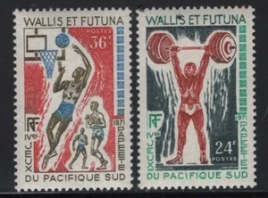 Wallis & Futuna 1971 Sports set Sc# 175-76 NH - Picture 1 of 1