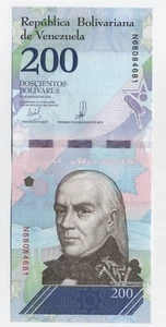 Venezuela 200 Bolivares 13-3-2018 Pick 107 UNC Uncirculated Banknote Serie N - Picture 1 of 2