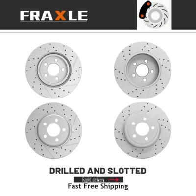 Juego de rotor de freno delantero trasero para Chrysler 300 Dodge Challenger Charger Magnum Foto 1 de 4