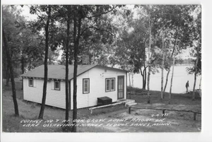 RPPC,COTTAGE #7,OAK GROVE POINT RESORT,LAKE OSSAWINNAMAKEE~PEQUOT LAKES,MN 1959 - Picture 1 of 1