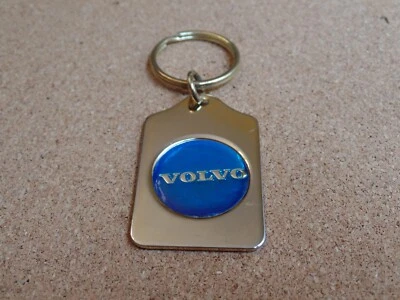 NEW NOS Volvo Vintage Metal Car Keychain B-E Industries USA - Image 1 of 3