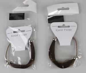 2x Solida pelo artificial trenza goma cinta para el cabello color liso 4 marrón goma para el cabello K16-9 - Imagen 1 de 4