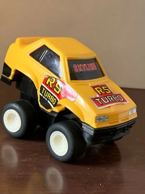 VTG 1980’S SHINSEI NISSAN SKYLINE RS TURBO YELLOW MODEL CAR CLOSE TO MINT HTF - Image 1 of 4