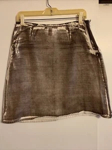 BDG Urban Outfitters Printed Short Skirt Size 9 100% Cotton Zip Side Vintage 90s - Picture 1 of 4