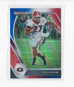 NICK CHUBB 2021 PRIZM DRAFT PICKS - ROT, WEISS & BLAU PRIZM PARALLEL - VERSAND KOSTENLOS - Bild 1 von 24