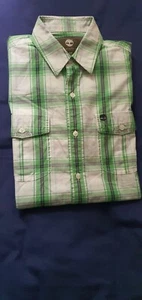 STYLISH TIMBERLAND Summer S/SLEEVE COTTON shirt, Size S/P now £3.49 - Picture 1 of 21