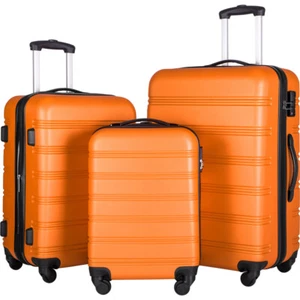 3PC Hardshell Luggage Set Gradient Color Spinner Wheels TSA Lock 20 24 28 - Picture 1 of 115
