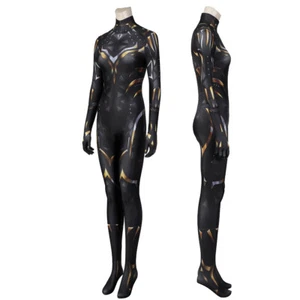 Nuevo Mono Casco Disfraz de Heroína Pantera Negra Wakanda Forever Shuri Cosplay- - Imagen 1 de 15