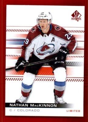 2019-20 SP Authentic Limited Red #97 Nathan MacKinnon. - Image 1 of 2