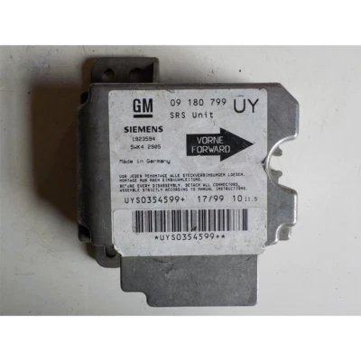 CENTRALINA SENSORE AIRBAG OPEL ASTRA G [1998-2004] COD: 09180799 / 1923594 - Immagine 1 di 2