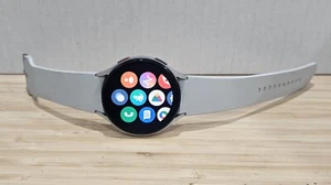 2021 Samsung Galaxy Watch4 SM-R870 16 GB 1.4" Silver Smartwatch BT/WiFi/GPS Only - Zdjęcie 1 z 17