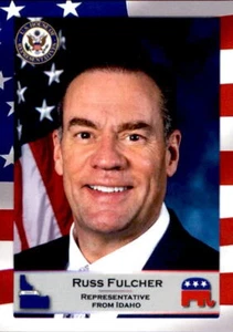 2020 Congresso degli Stati Uniti #231 Russ Fulcher Boise State University Idaho Card - Foto 1 di 2