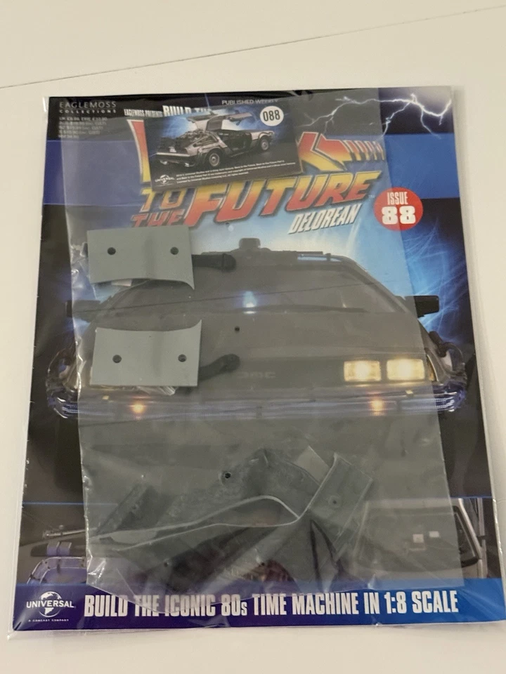 1:8 SCALE EAGLEMOSS BACK TO THE FUTURE BUILD YOUR OWN DELOREAN ISSUE 88 - Image 1 of 1